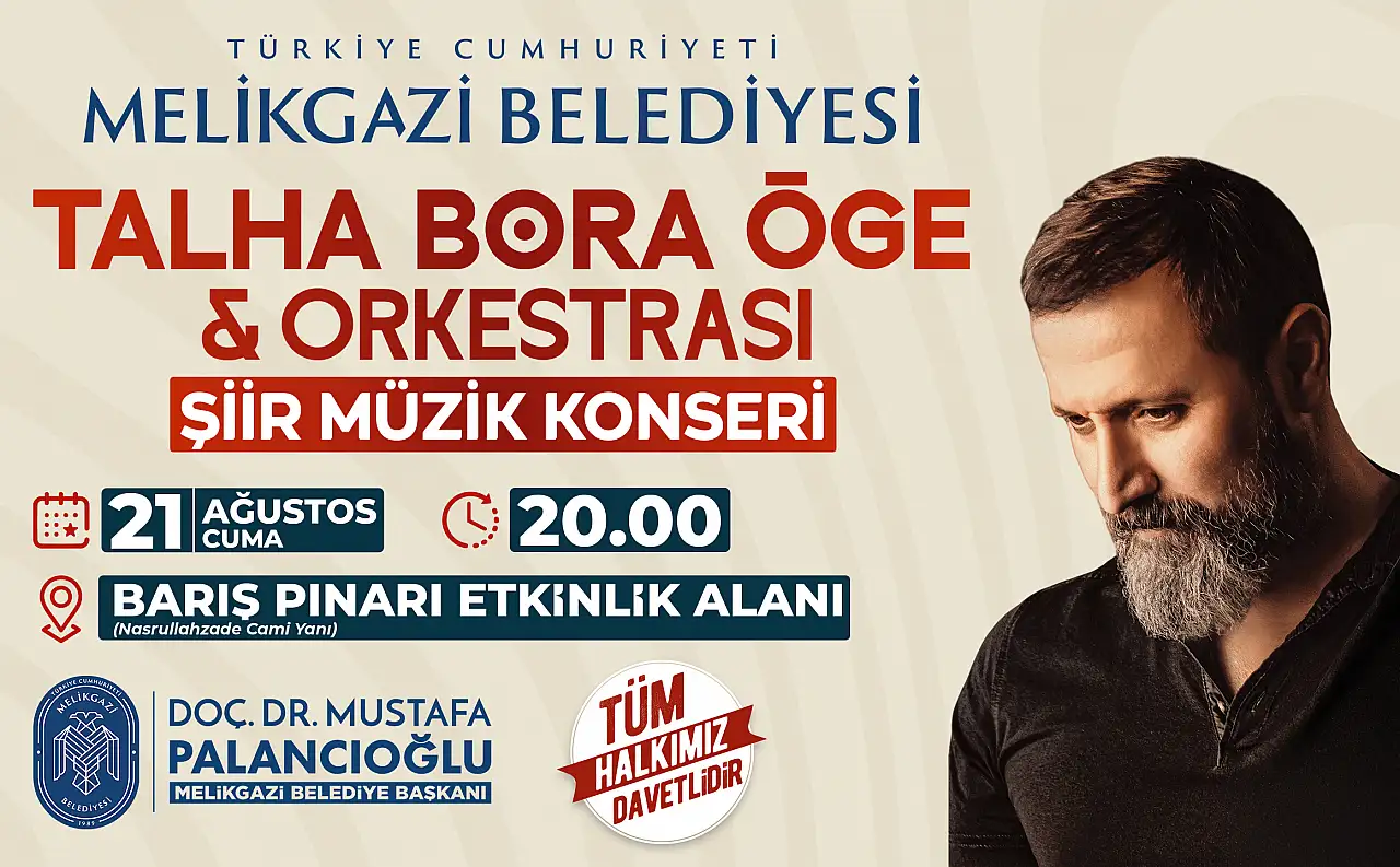 Kayseri'de yeniden şiir ve türkü konseri verilecek!