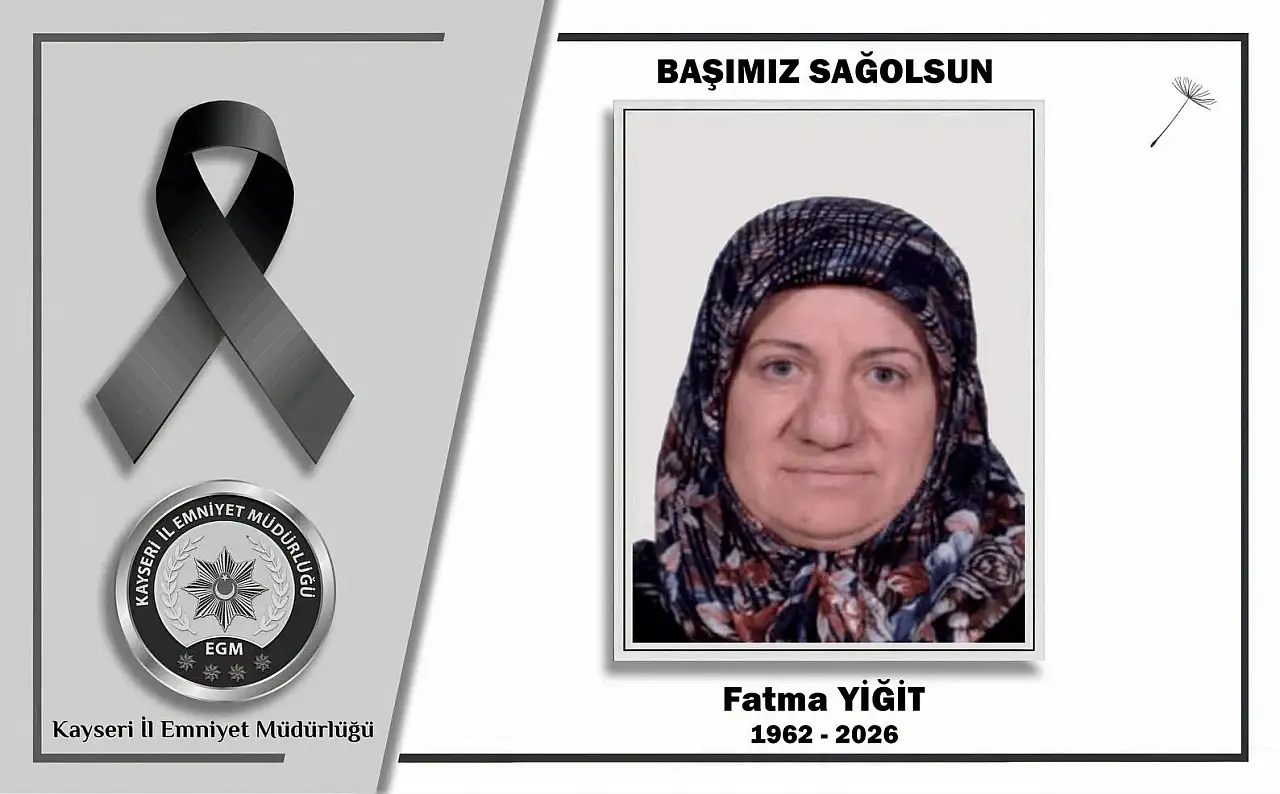 Kayseri Emniyeti meslektaşını acı gününde yalnız bırakmadı!