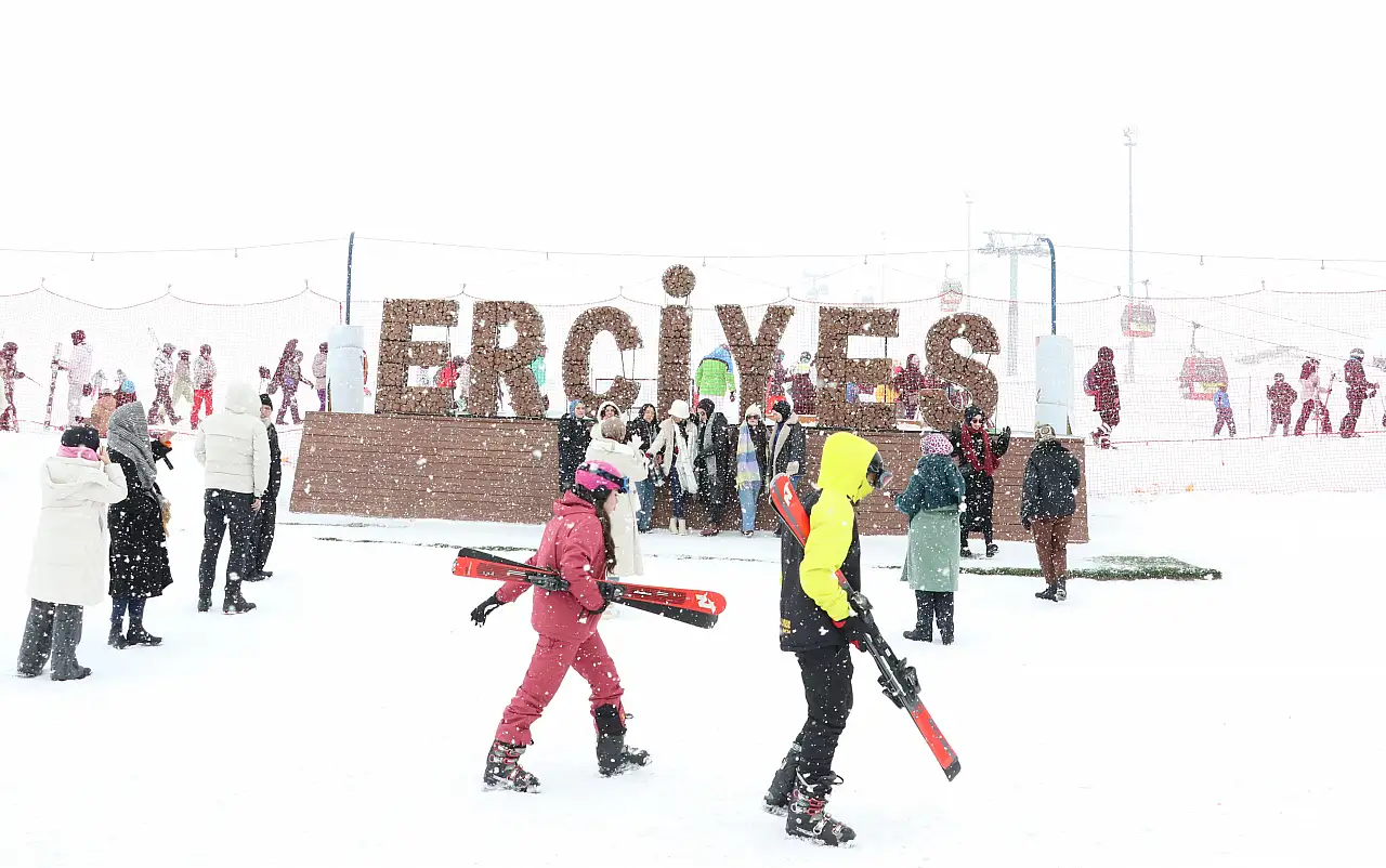 Erciyes'te kış coşkusu