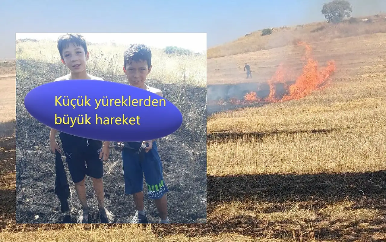 Kayseri Tomarza'da herkes bu iki kahraman çocuğu konuşuyor