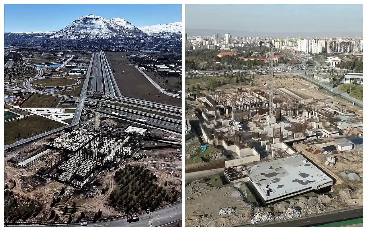 Kayseri'nin en büyüğü olacak! '700 milyonluk inşaatta' beton bloklar yükseliyor