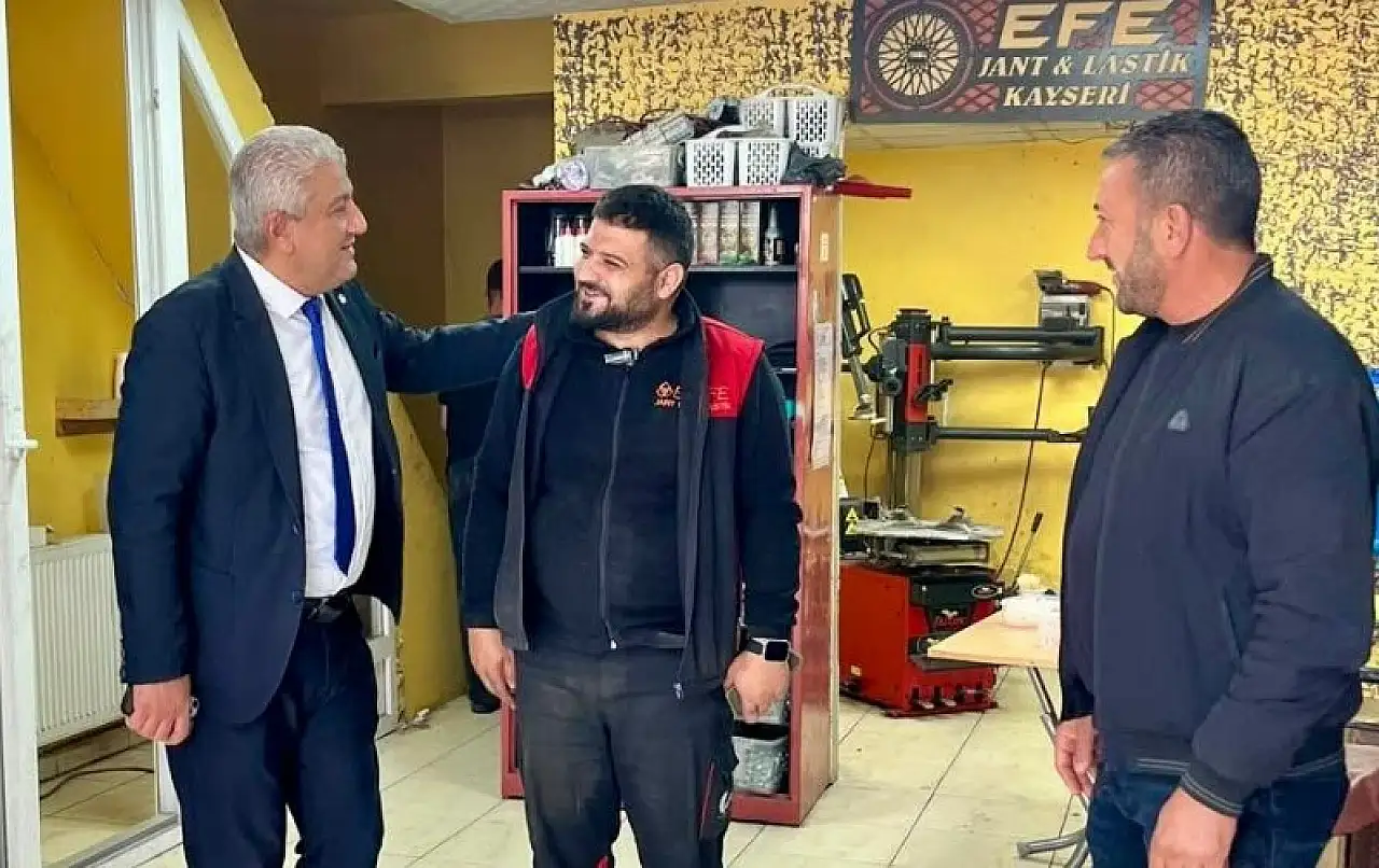 Kayseri'de esnaf anlattı, MHP heyeti dinledi