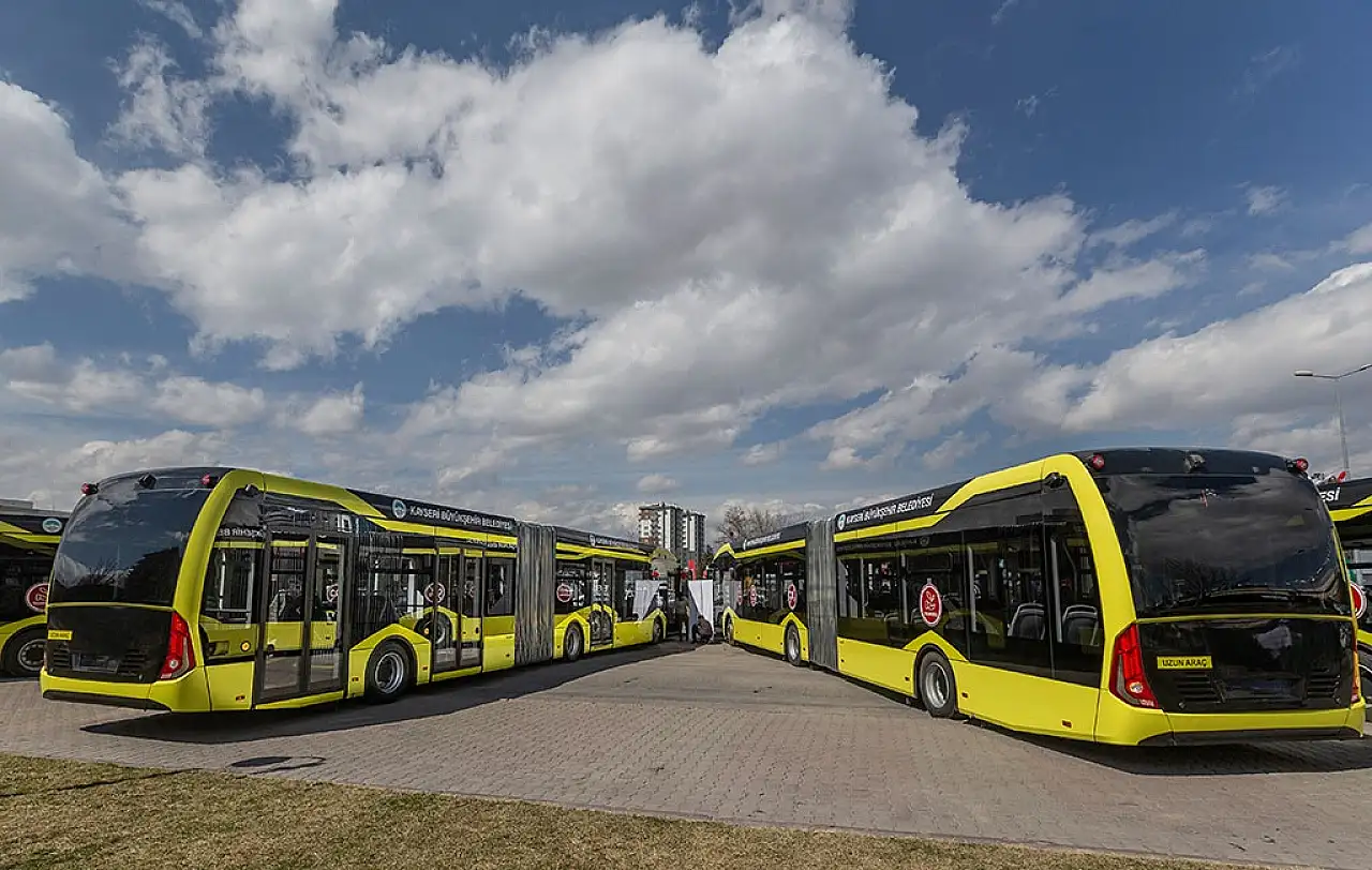 Kayseri'de otobüs hattına vatandaşlardan tepki!