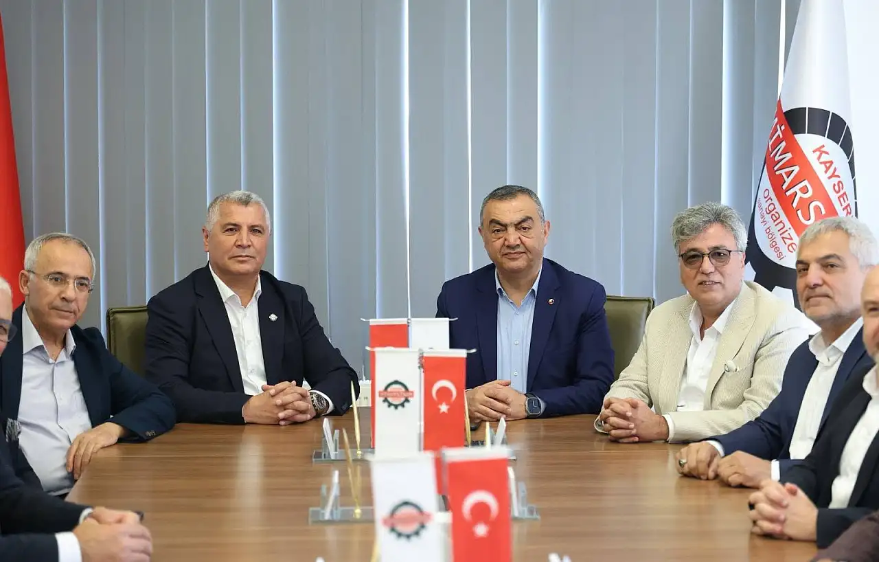 Kayseri sanayisinin önemli isimlerinden yeni başkana ziyaret