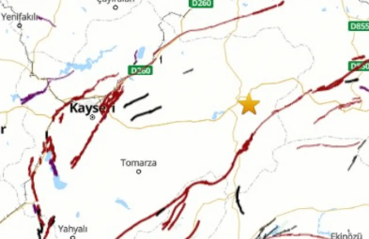 Kayseri deprem!