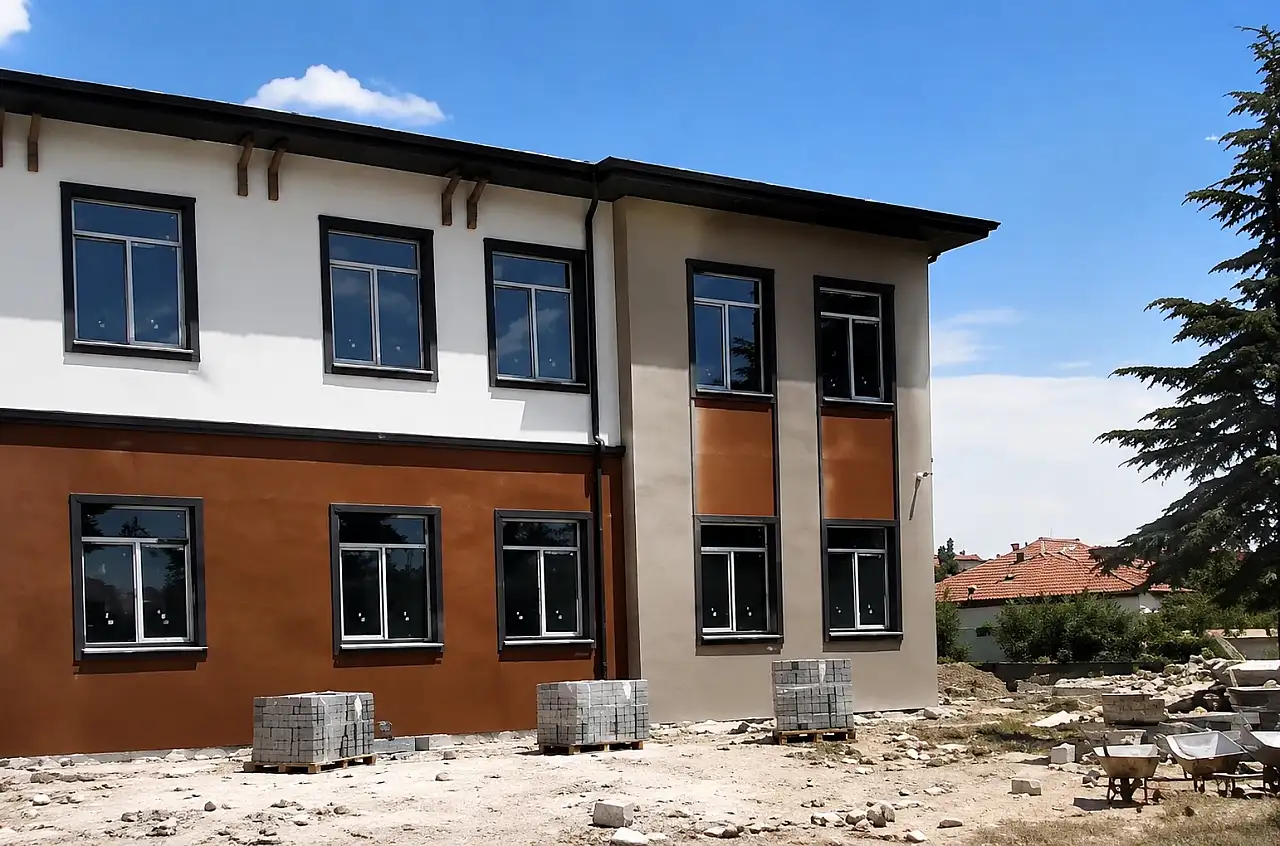 Melikgazi'de 7 ayda tamamlandı! Yeni okul için tarih verildi