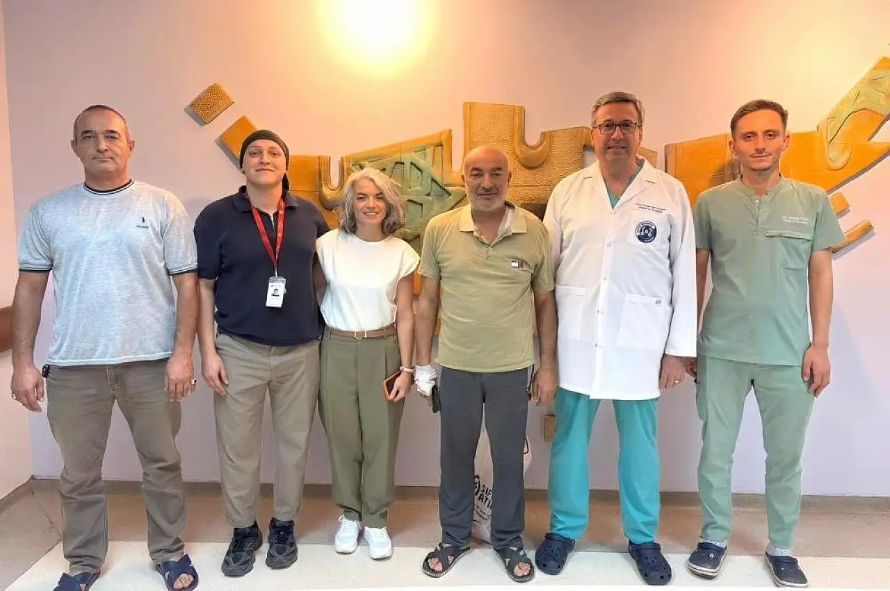 Çorum'dan Kayseri'ye geldi, omzundaki tümörden kurtuldu