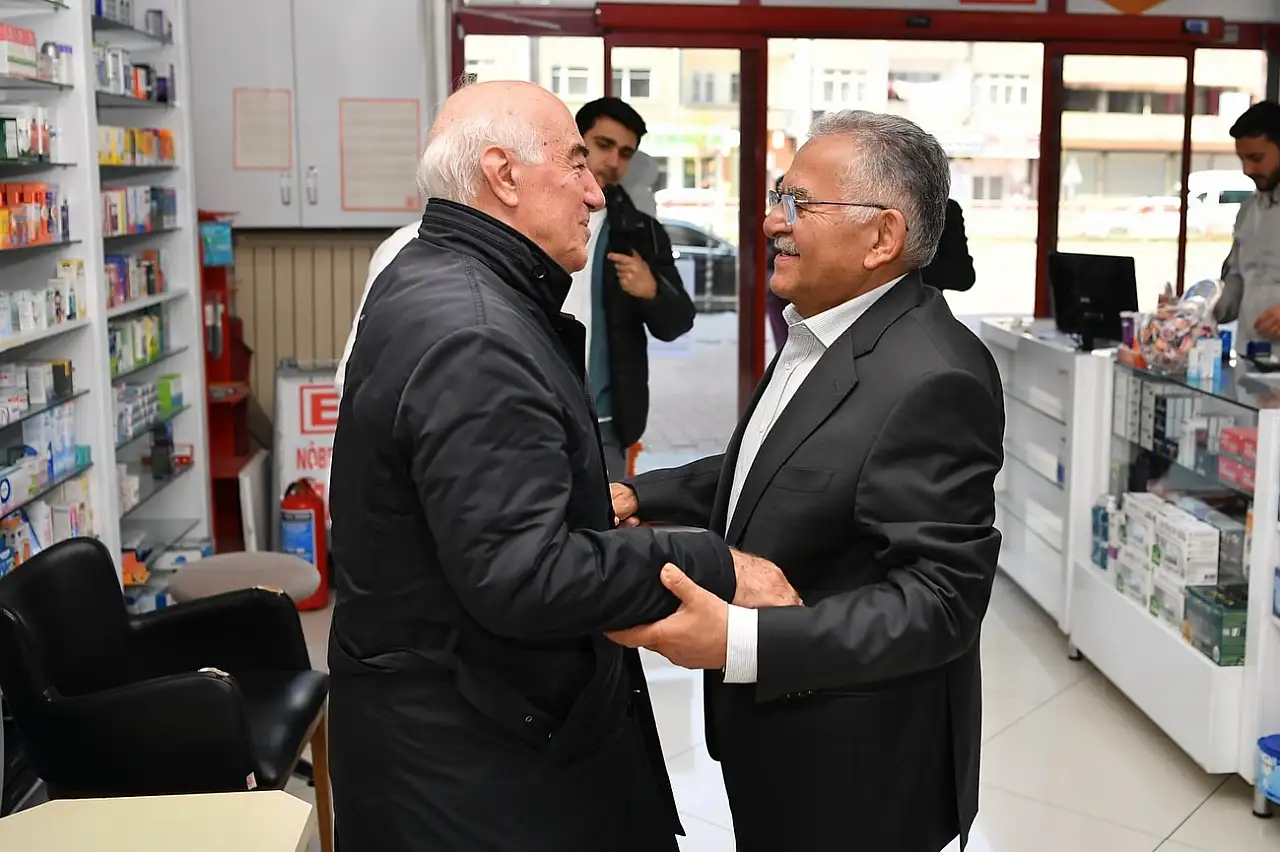 Başkan Büyükkılıç'tan esnafa ziyaret