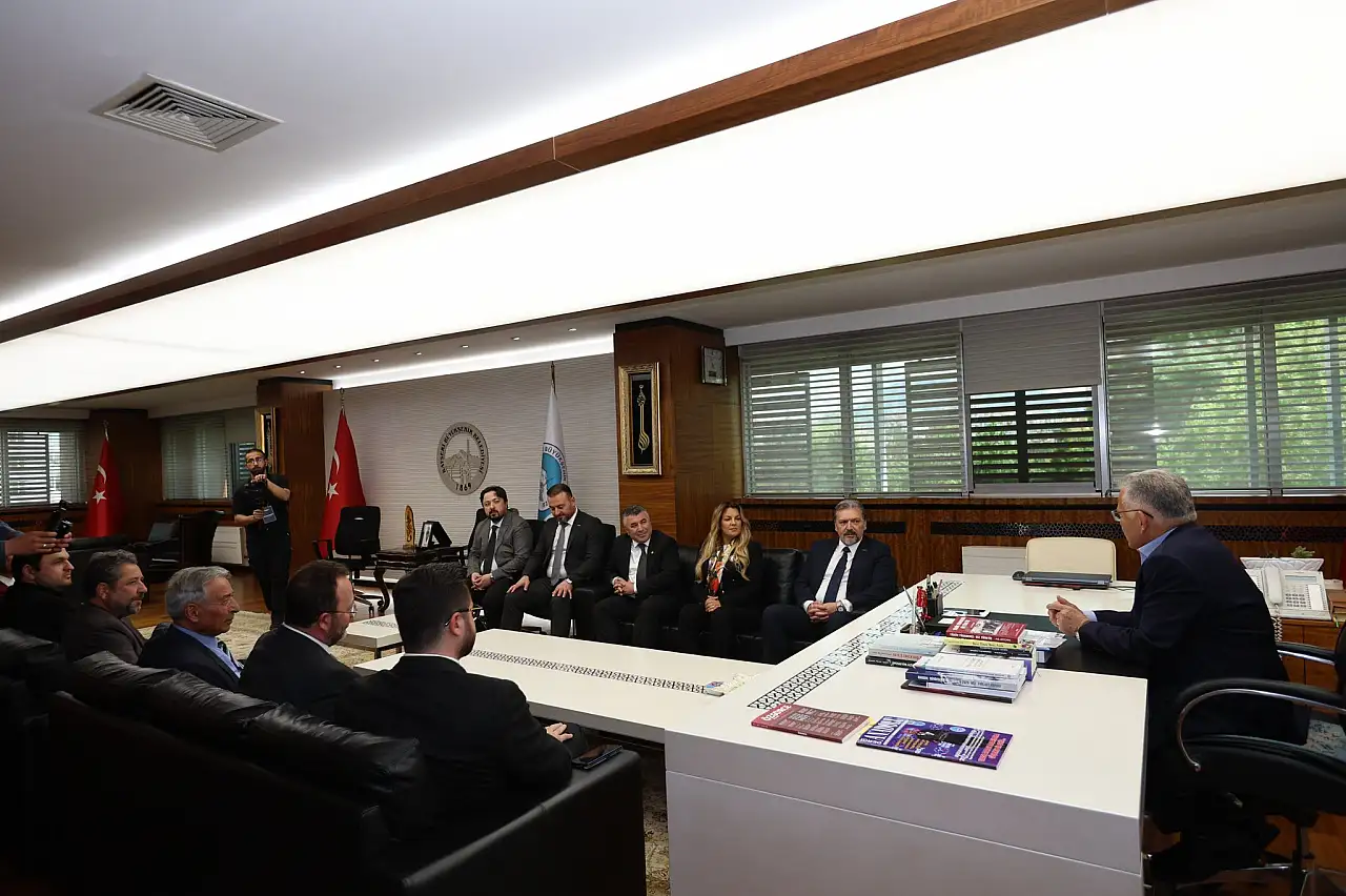 Başkan Büyükkılıç ile MÜSAİD Hollanda Heyeti buluştu!
