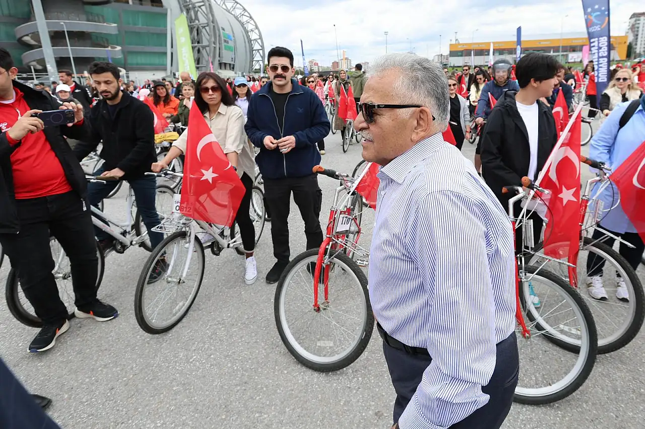 Kayseri'de 19 Mayıs bisiklet turu başladı!