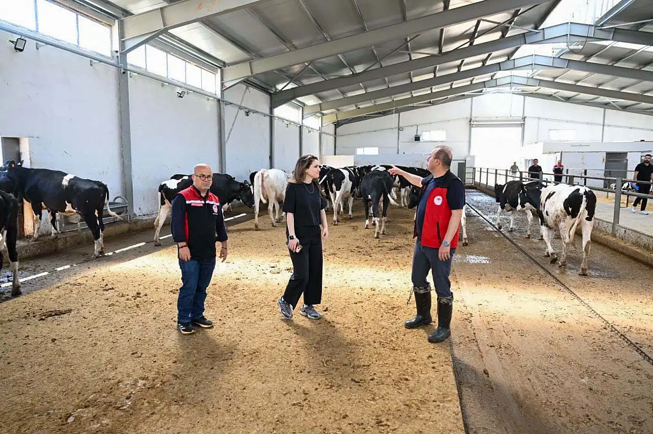 Kayseri'de milyonluk destek alan işletmeye Müdür'den ziyaret