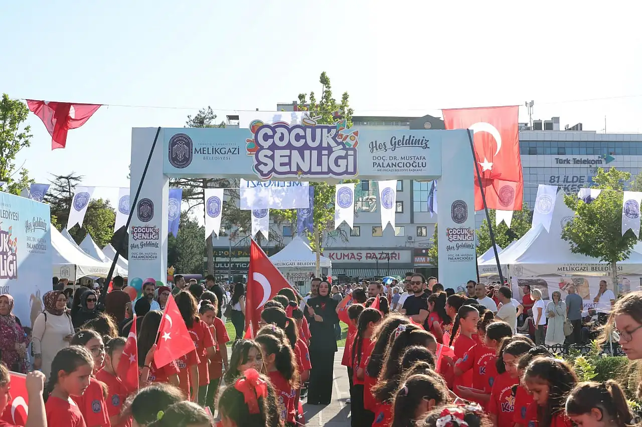 Kayseri'de çocuk şenliği tamamlandı!