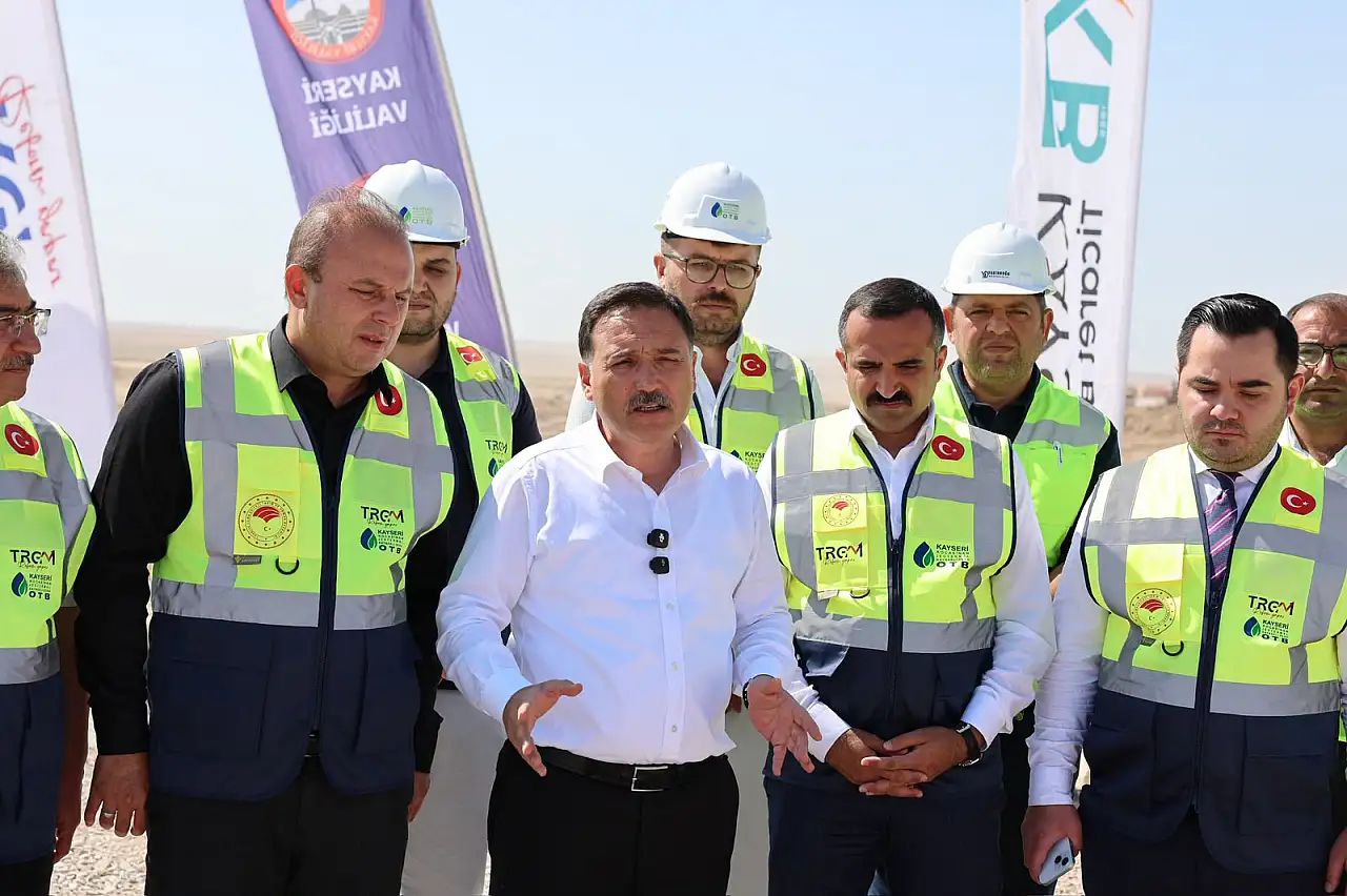 Vali Çiçek o projeyi yerinde inceledi: Kayseri'ye dört koldan katkı
