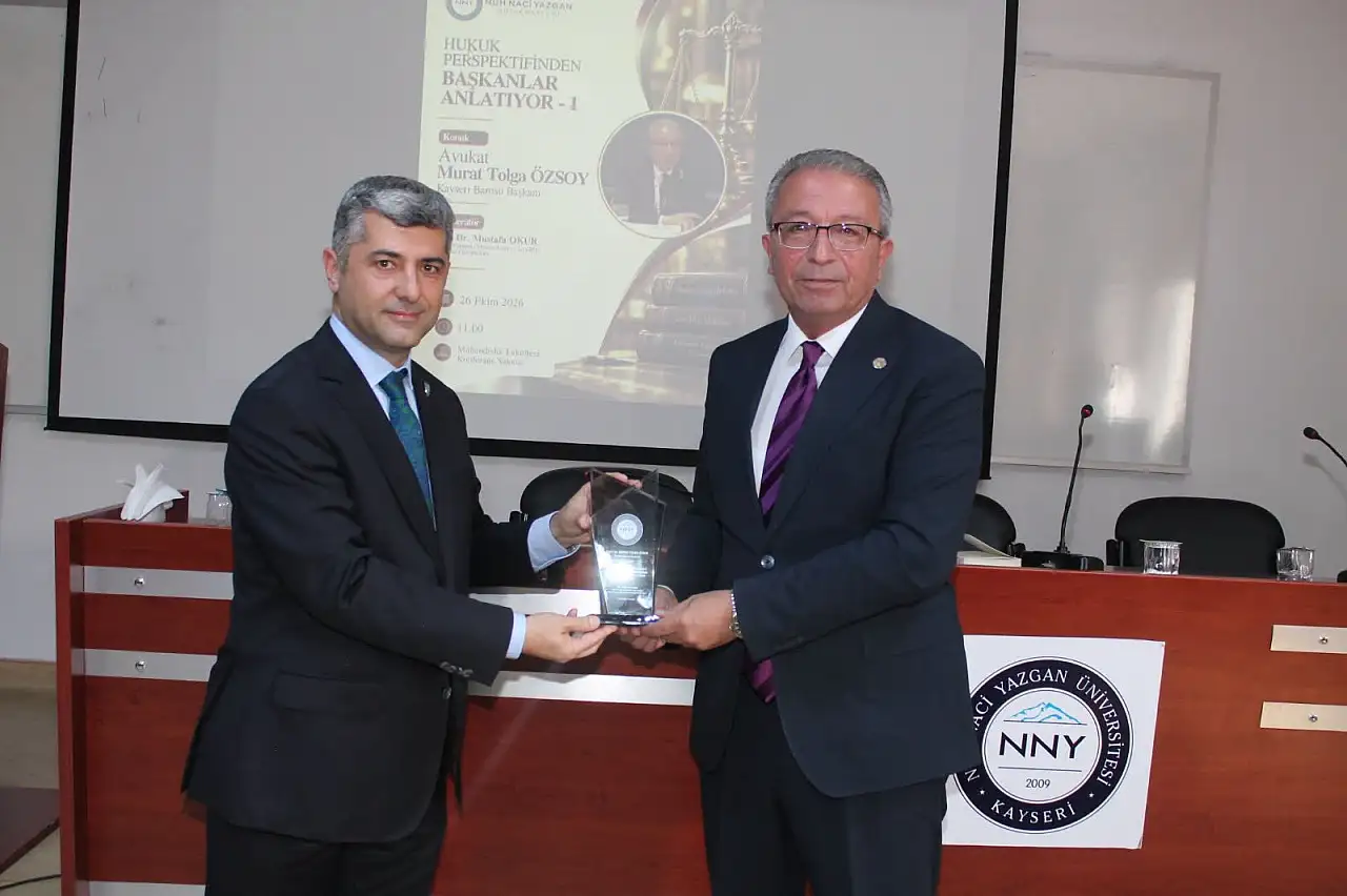 Kayseri Barosu Başkanı'ndan hukuk öğrencilerine meslek dersi