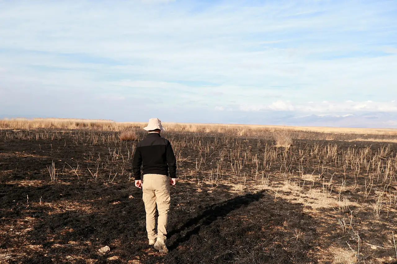 Kayseri'nin cennetinde 120 hektar alan yandı!