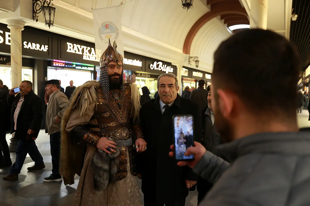 Kayseri sokaklarında ilginç görüntü!