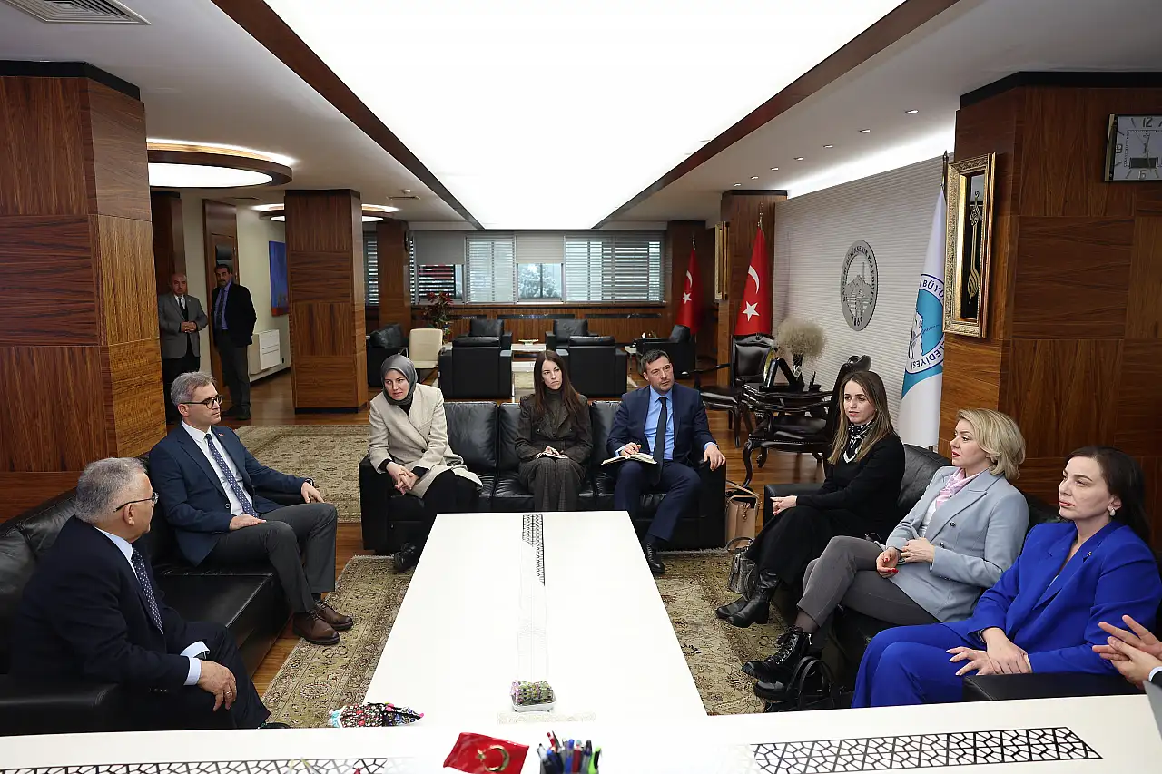 Başkan Büyükkılıç, Karadağ heyetini ağırladı
