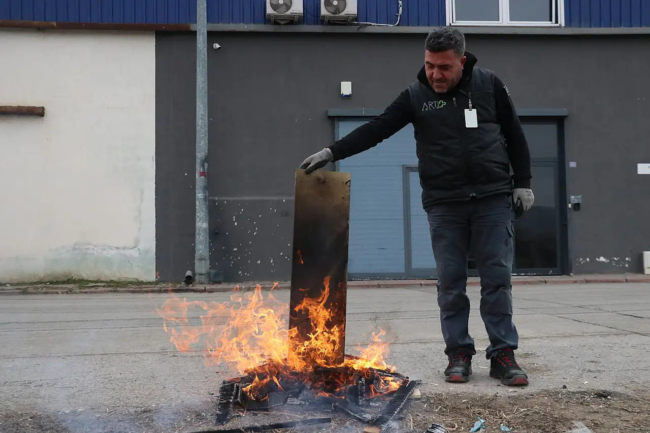 Kayserili girişimcinin yanmaz ahşap icadı TSE'den tam not aldı
