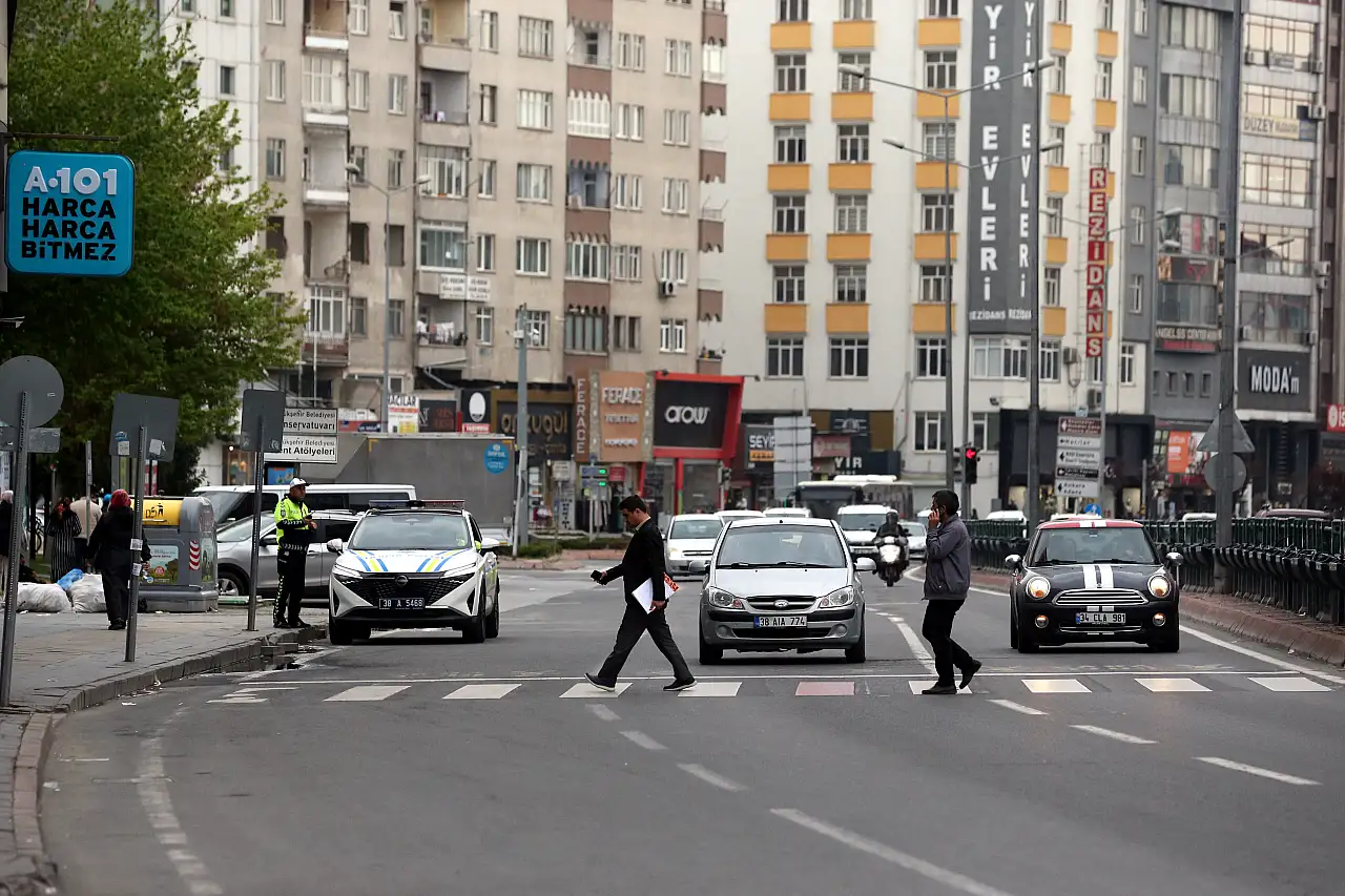 Kayseri polisi denetimde