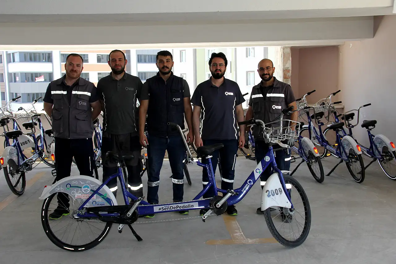 Bisiklet süremeyenler dikkat! Kayseri'de pedallar artık çift kişilik