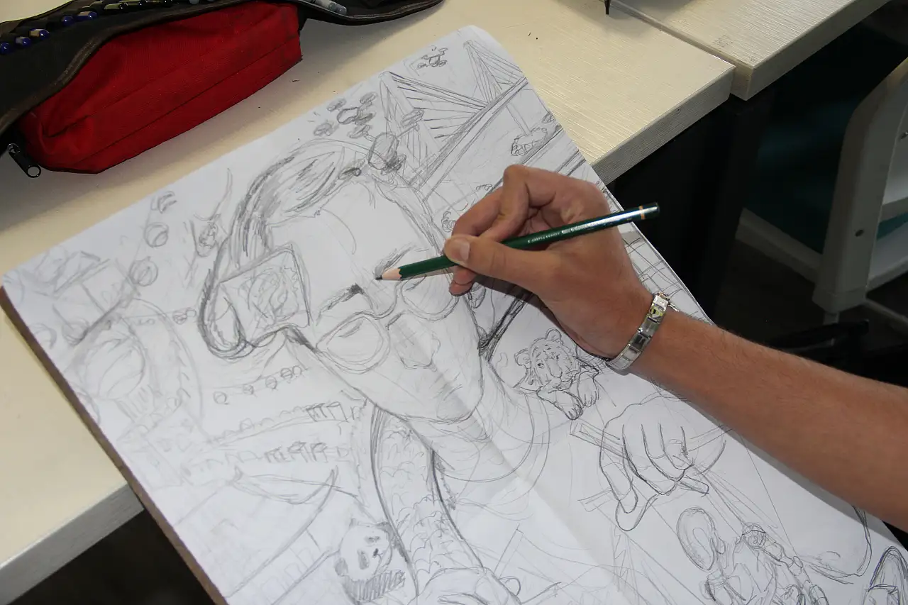 Depremle yıkılan hayatını resimle yeniden kurdu