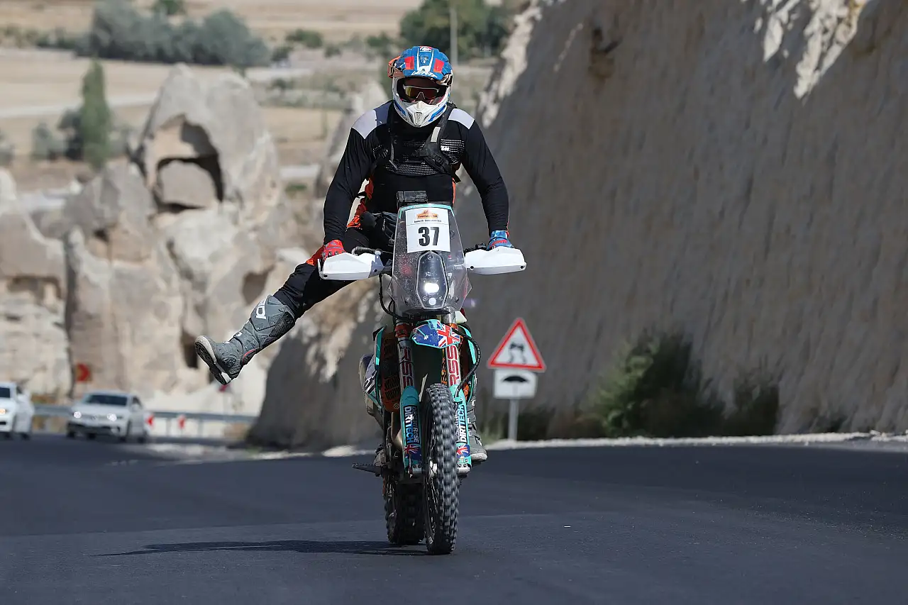 Kapadokya'da ralli heyecanı