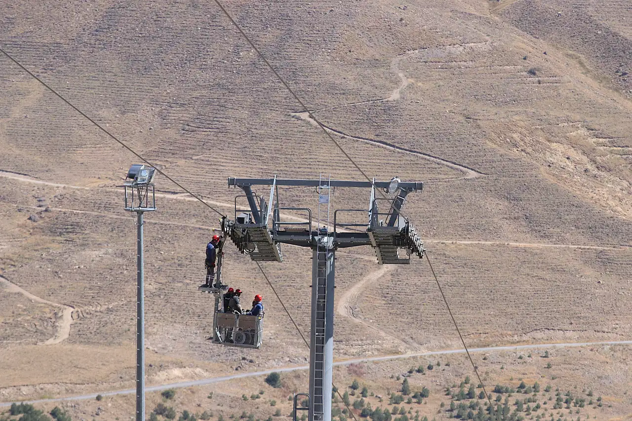 Erciyes'te tesisler baştan sona kontrol ediliyor