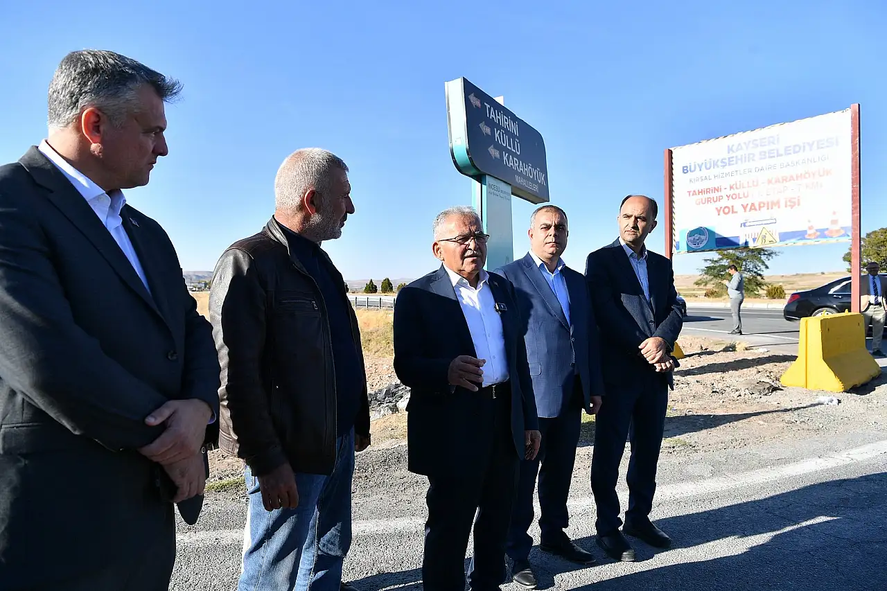 Üç mahalleyi kapsayan 7 kilometrelik yeni yol