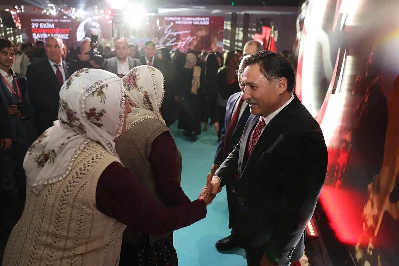 Kayseri Cumhuriyet Resepsiyonunda buluştu