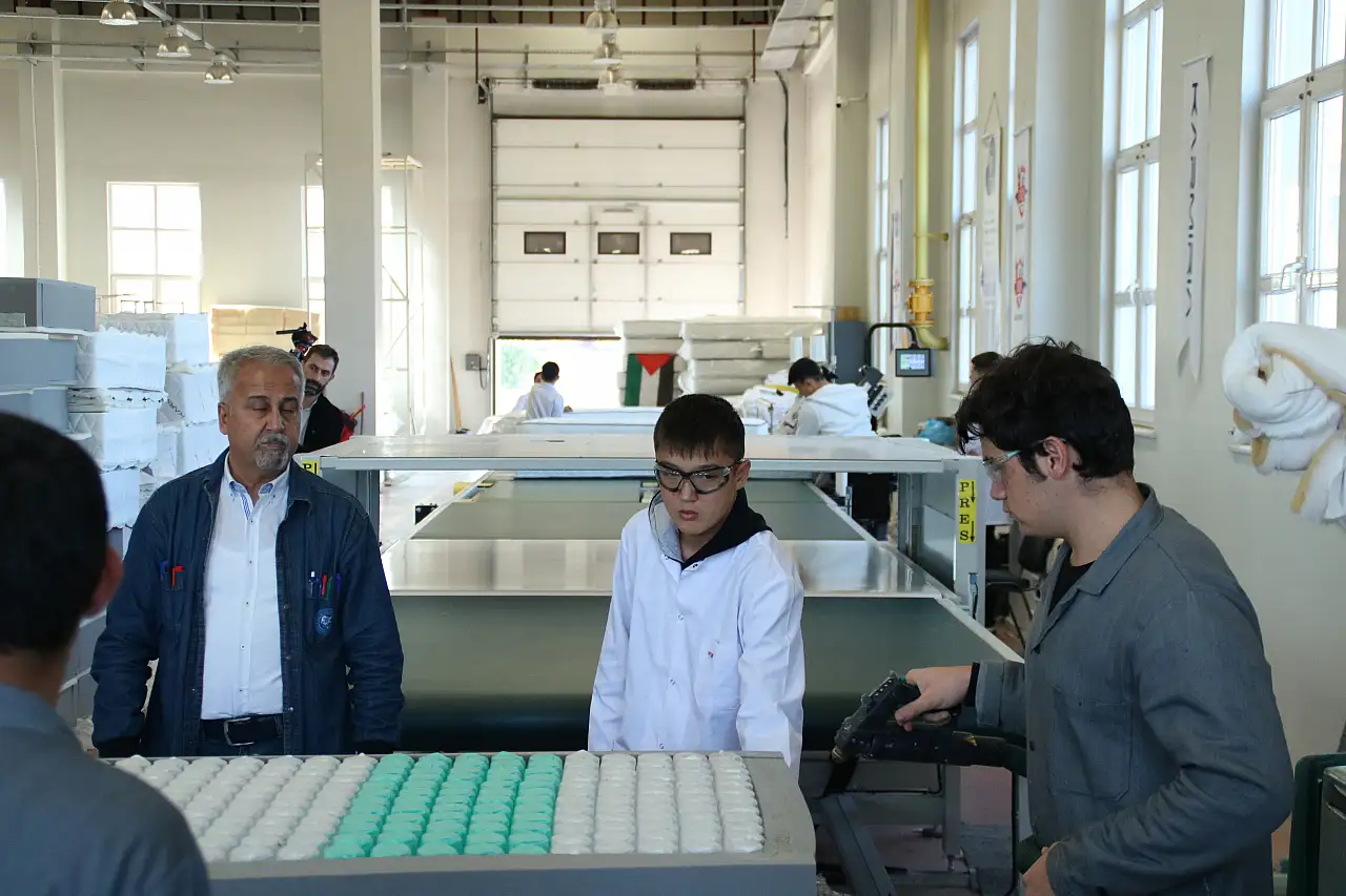 Meslek lisesi öğrencilerinden Filistin'e yardım