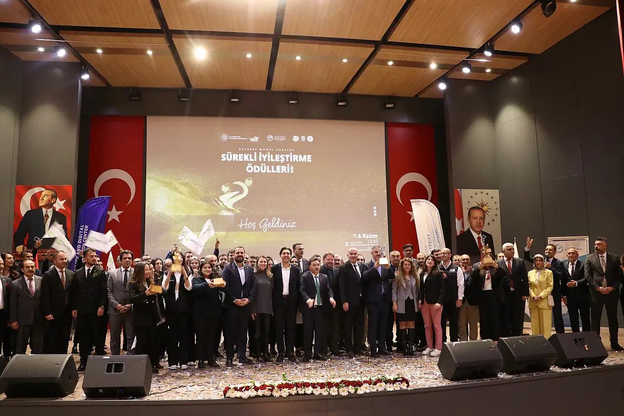 Kayseri sanayisinin şampiyonları ödüllendirildi