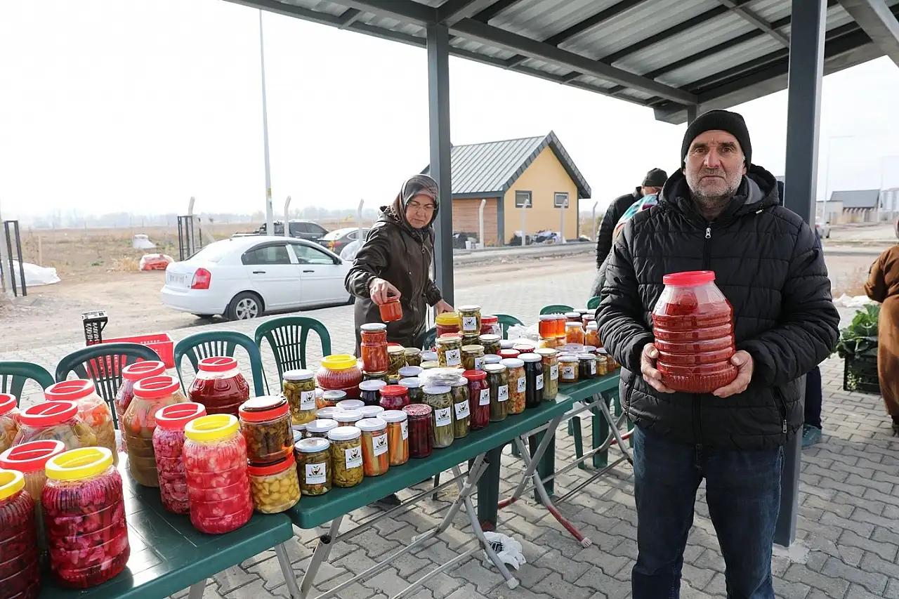 Yediveren Kadın Kooperatifi son hasadını yaptı