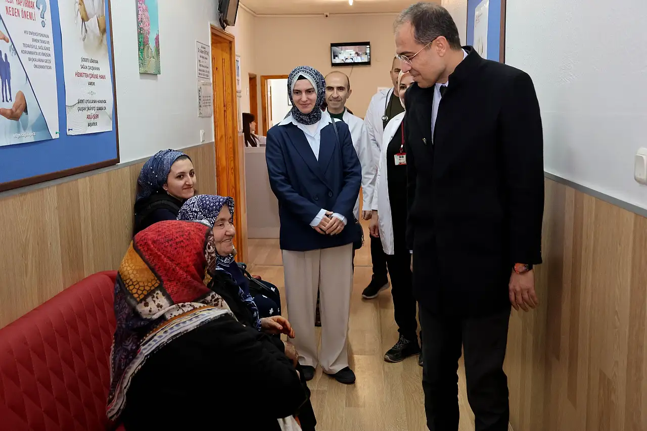 Selçuklu, Nalbantoğlu ve Tanver Aile Sağlığı Merkezlerine ziyaret
