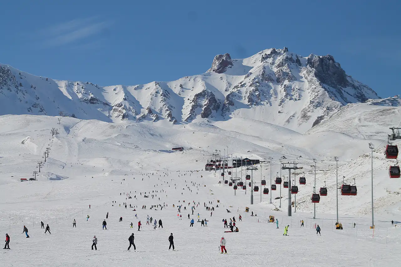 Erciyes'te kayak sezonu açılıyor! Tarih belli oldu