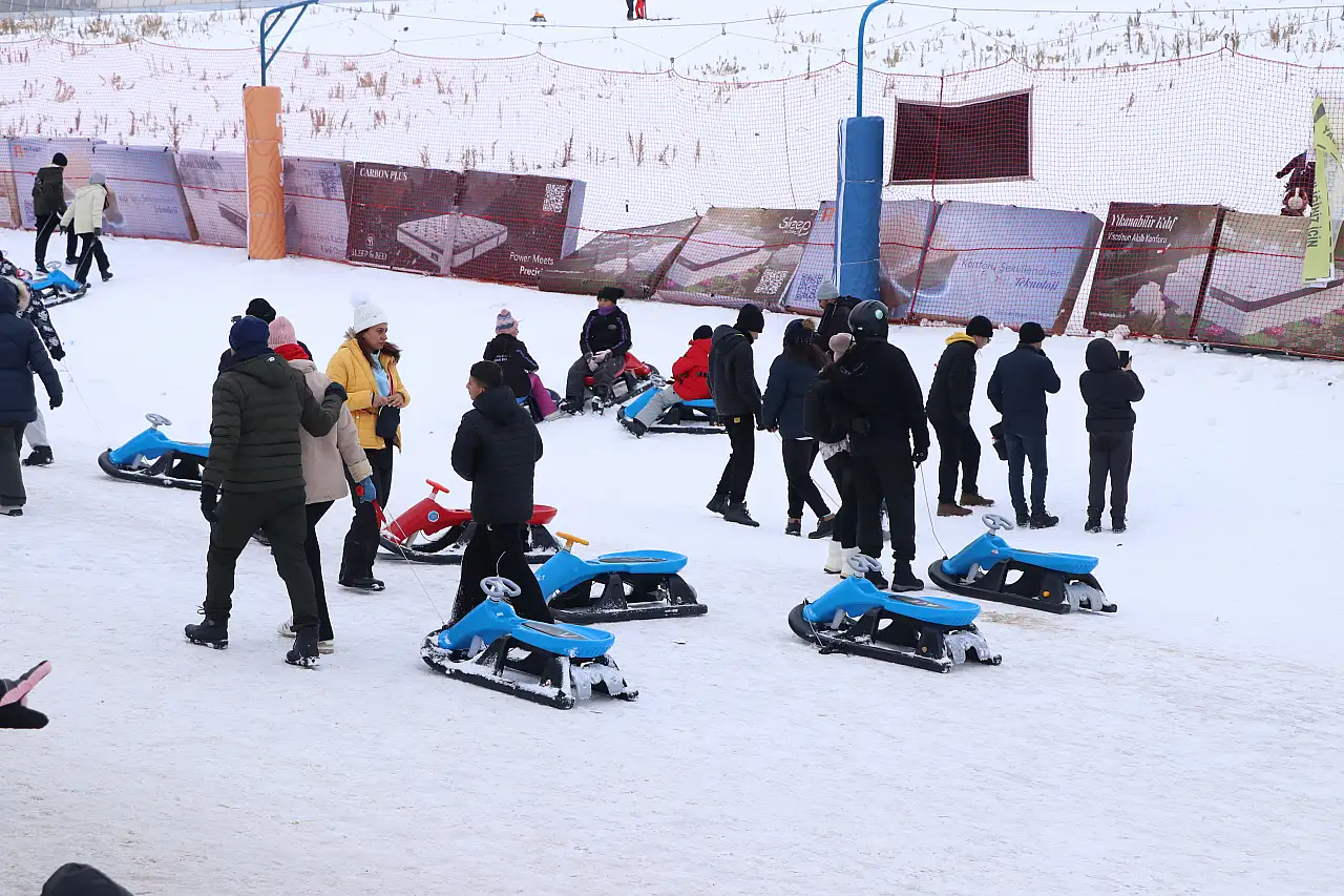Sezon açıldı! Erciyes doldu taştı