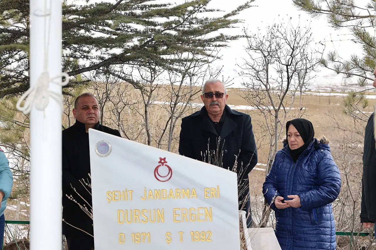 Bünyanlı şehit mezarı başında anıldı