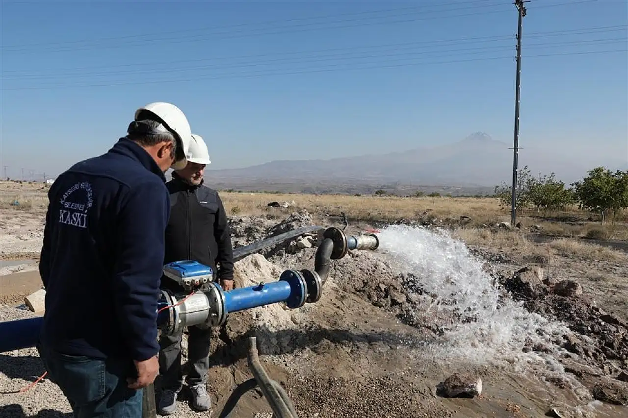 Kayseri'nin merkezi için harekete geçildi! 10 kuyu kazılacak