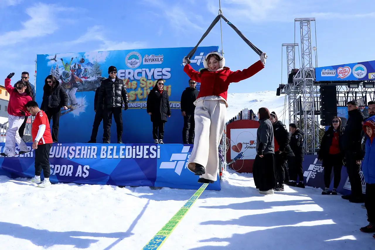 Erciyes'te festival var