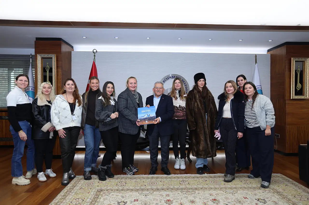 Paris Büyükelçiliği heyeti Kayseri'de