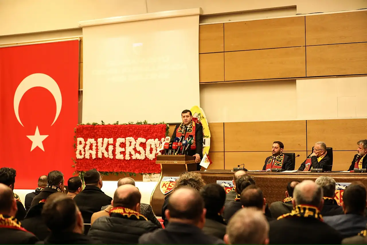 Ersoy Kayserispor kongresinde salonu gösterdi ve sordu: Neredesiniz?
