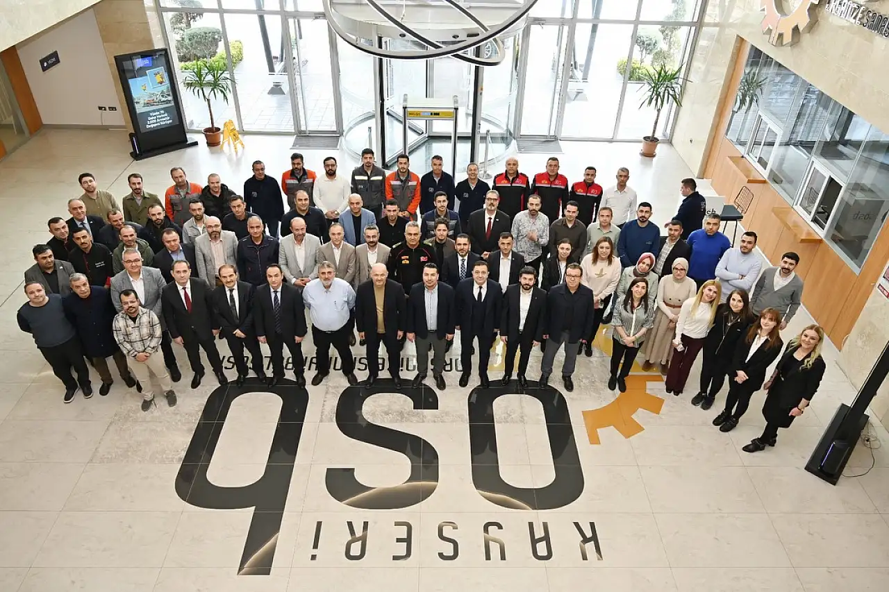 Kayseri OSB'de bayramlaşma