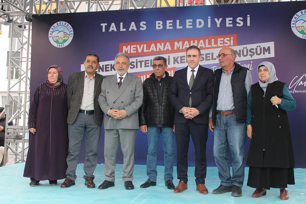 Talas'taki kentsel dönüşüm tamamlandı: 60 dairenin anahtar teslimi!