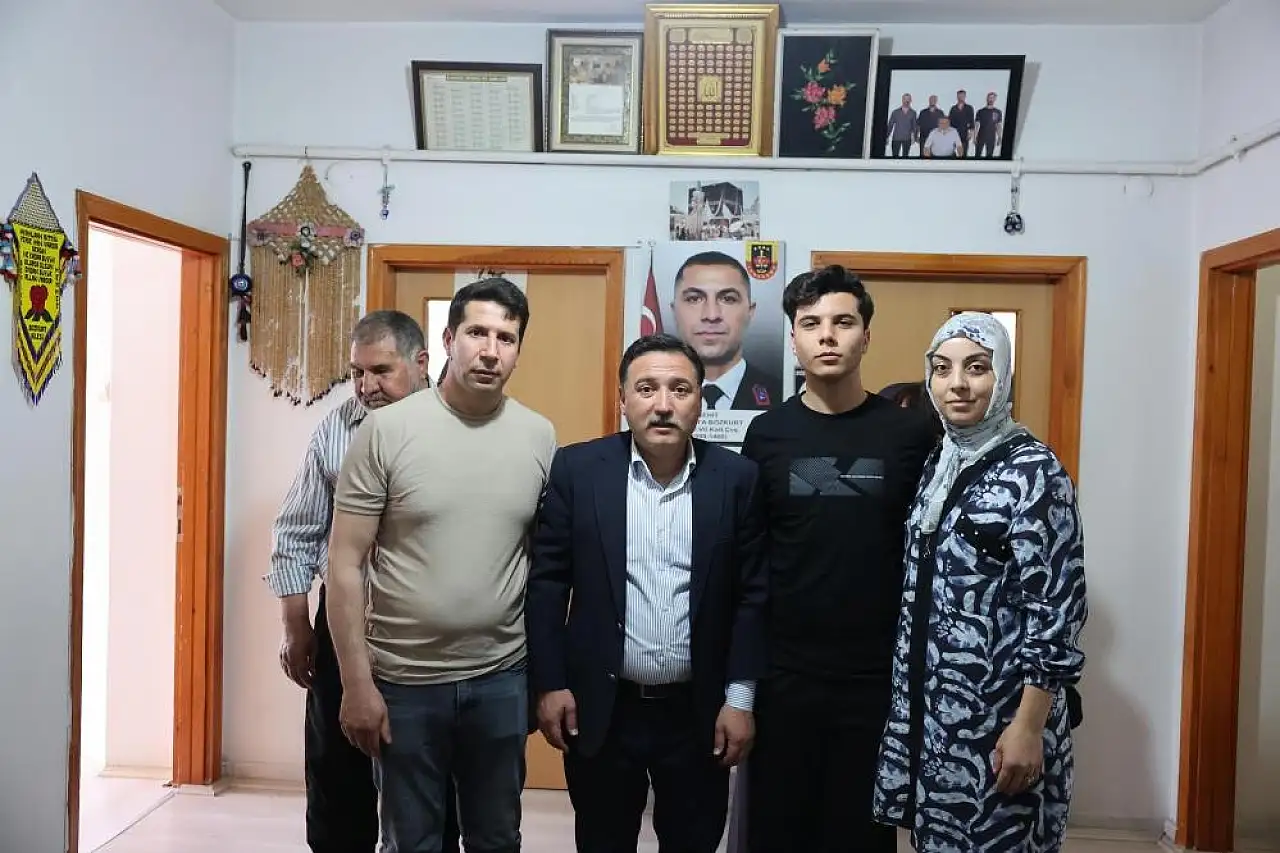 Vali Çiçek'ten Şehit ailelerine ziyaret