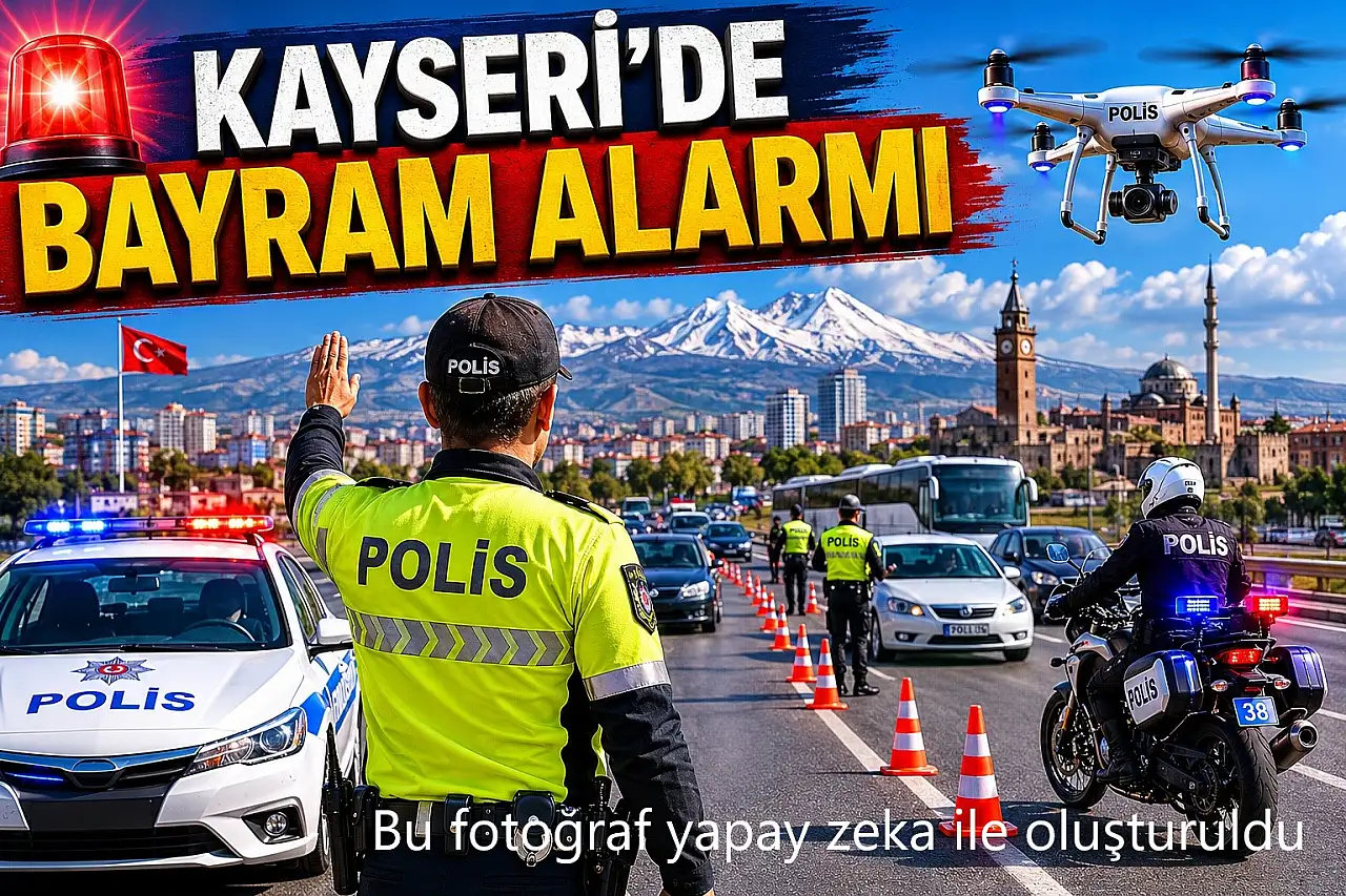 Bayram tatili Kayseri'de yolları hareketlendirdi