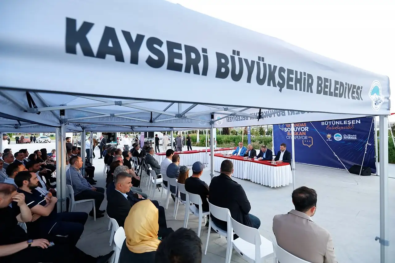 Millet bahçesinde yoğun ilgi gören buluşma