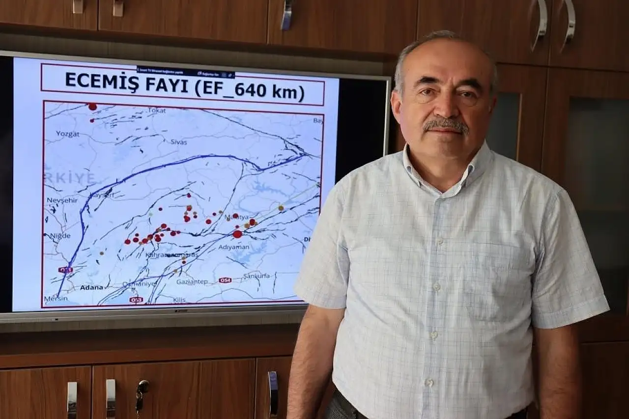 Kayseri'de aynı bölgede 62 deprem! Adnan Evsen diri fay haritasına dikkat çekti