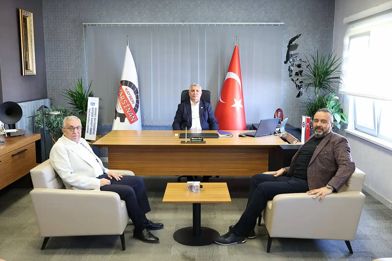 Kayseri sanayisinin önemli isimlerinden yeni başkana ziyaret