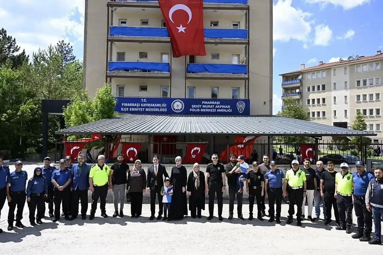 Pınarbaşı'nda Polis Merkezi Amirliği'nin adı törenle değişti!