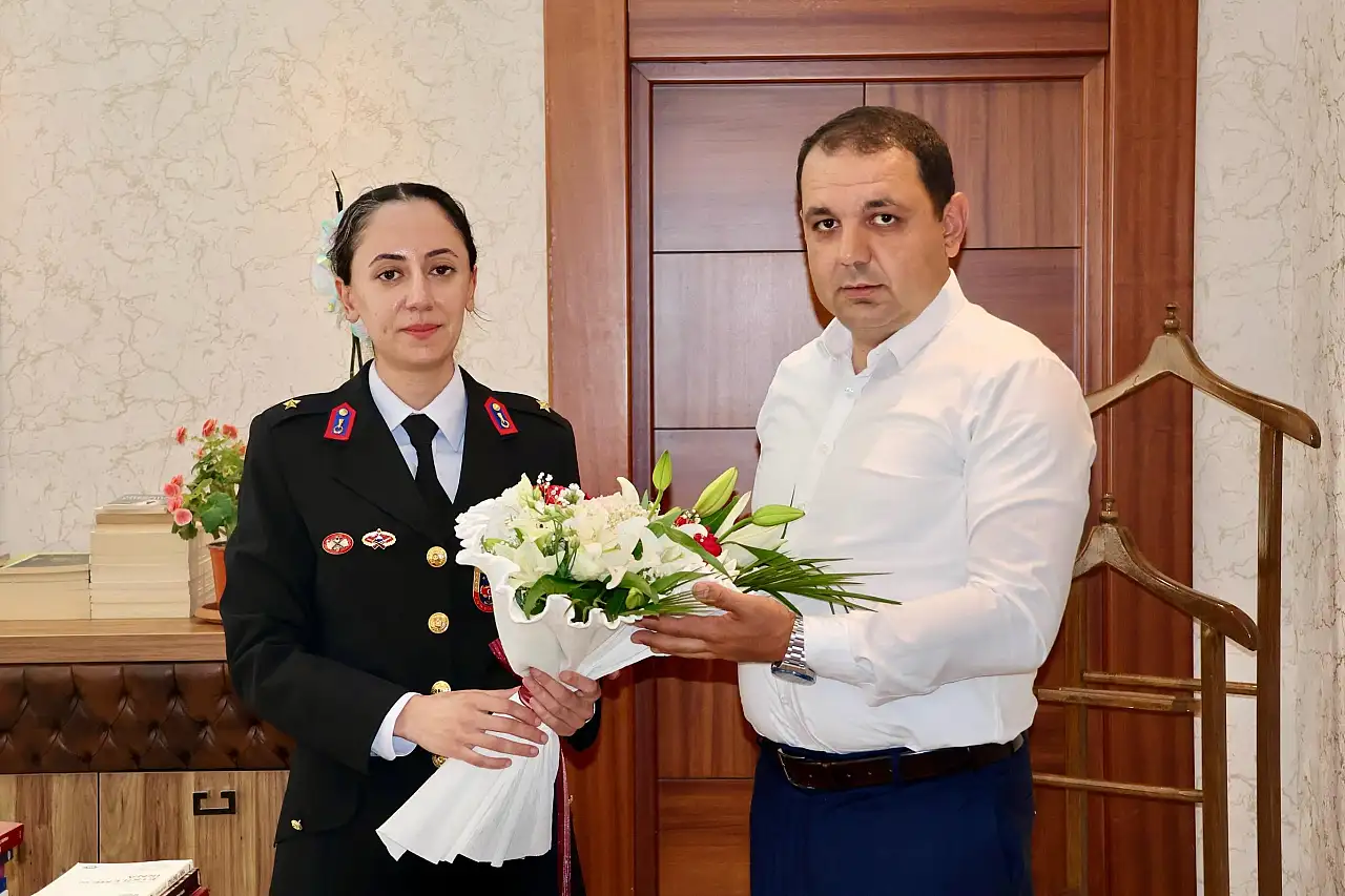 Kayseri'de kadın kaymakamdan sonra kadın İlçe Jandarma Komutanı!