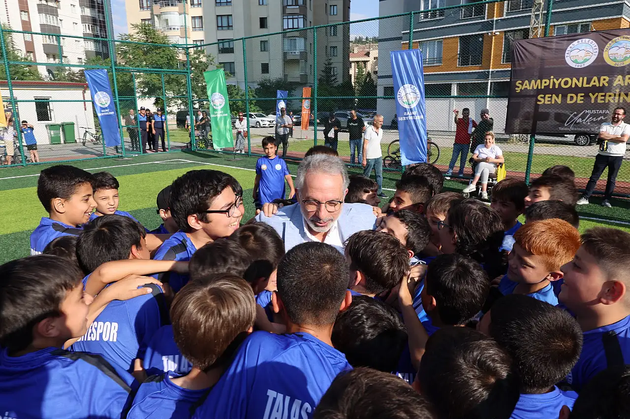 Başkan Yalçın çocukları spora teşvik etti!